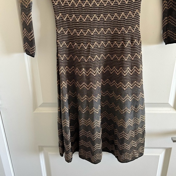 MISSONI Stripped Knee-Length Dress Size 4 - Picture 8 of 11